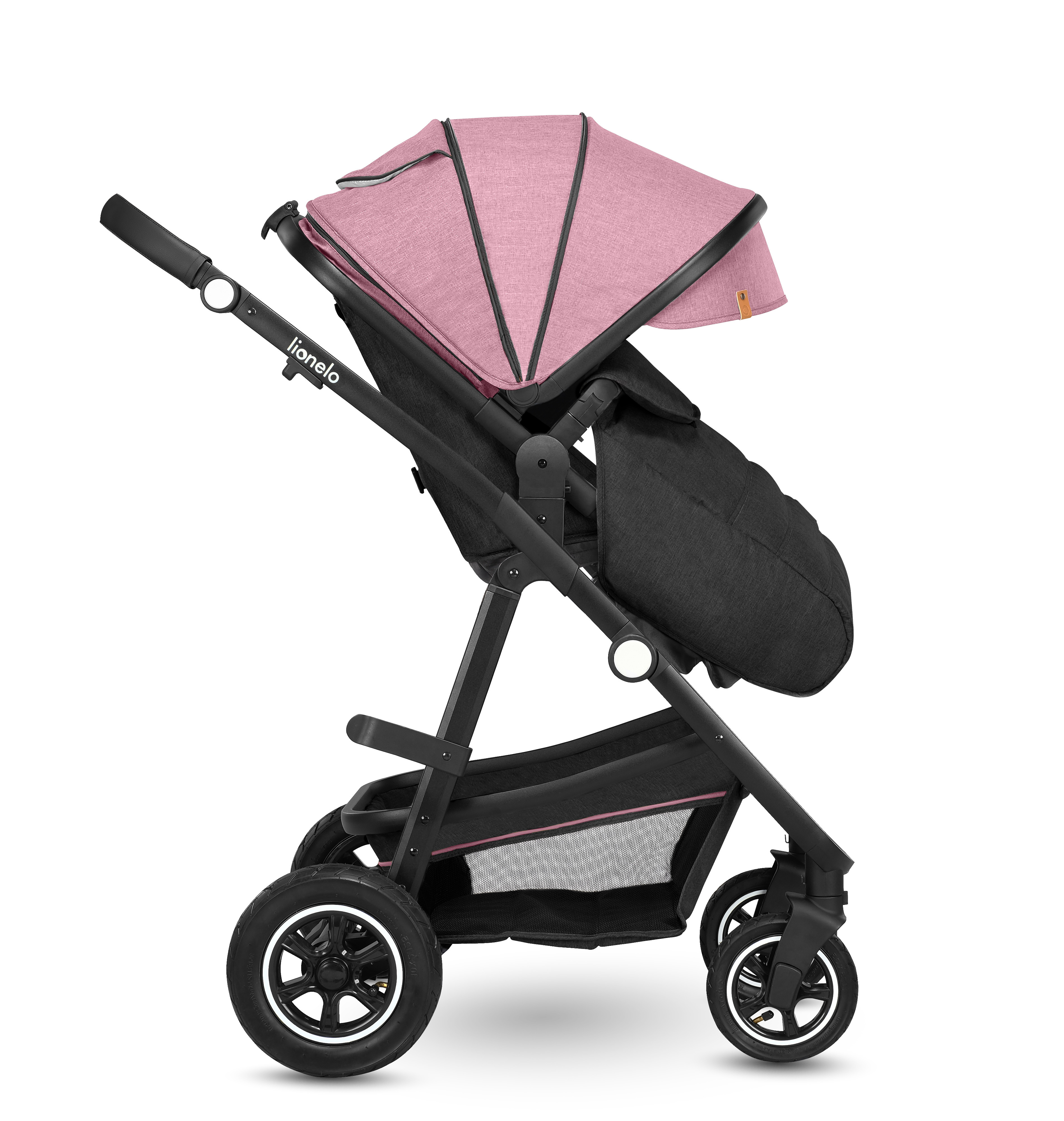 Lionelo Amber 2 in 1 Pink Rose - carucior multifunctional 2 in 1