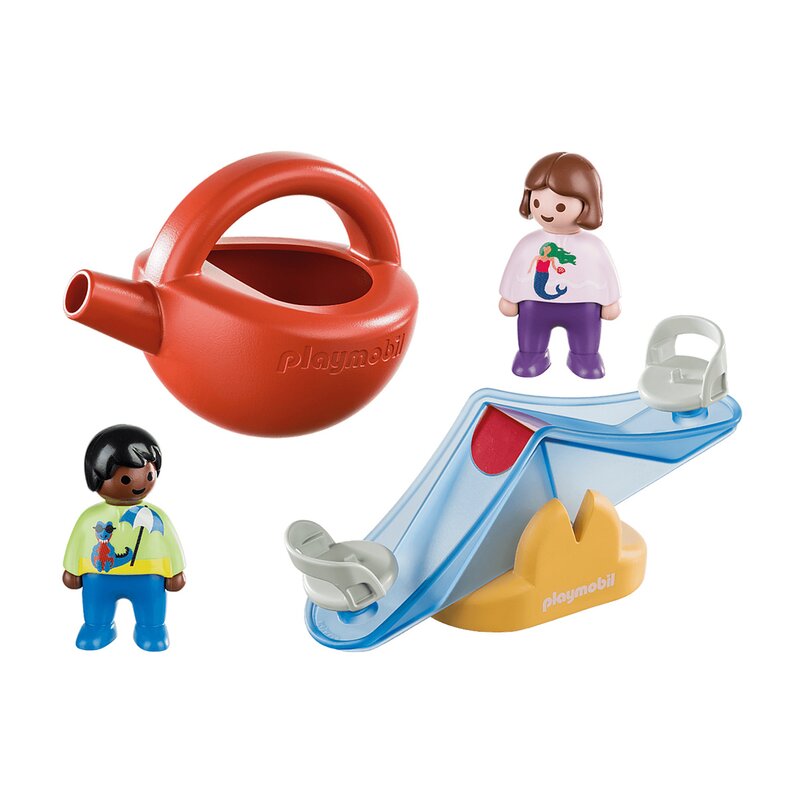 Playmobil - set de constructie balansoar cu apa 1.2.3. aqua