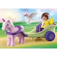 Playmobil - Set figurine Zana cu trasura si unicorn 1.2.3.