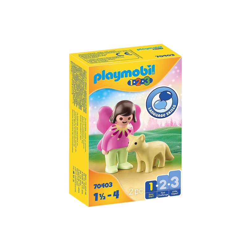 Playmobil - Set figurine Zana cu vulpe , 1.2.3.
