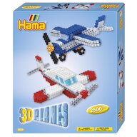 Hama - Set margele de calcat Avioane 3D In cutie, 2500 buc Midi