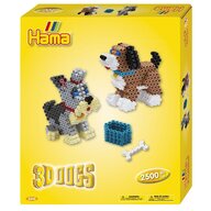 Hama - Set margele de calcat Catel 3D In cutie, 2500 buc Midi