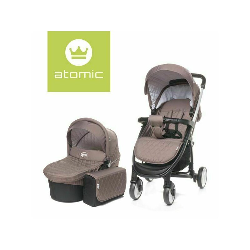 4Baby - Carucior 2 in 1 Atomic, Brown