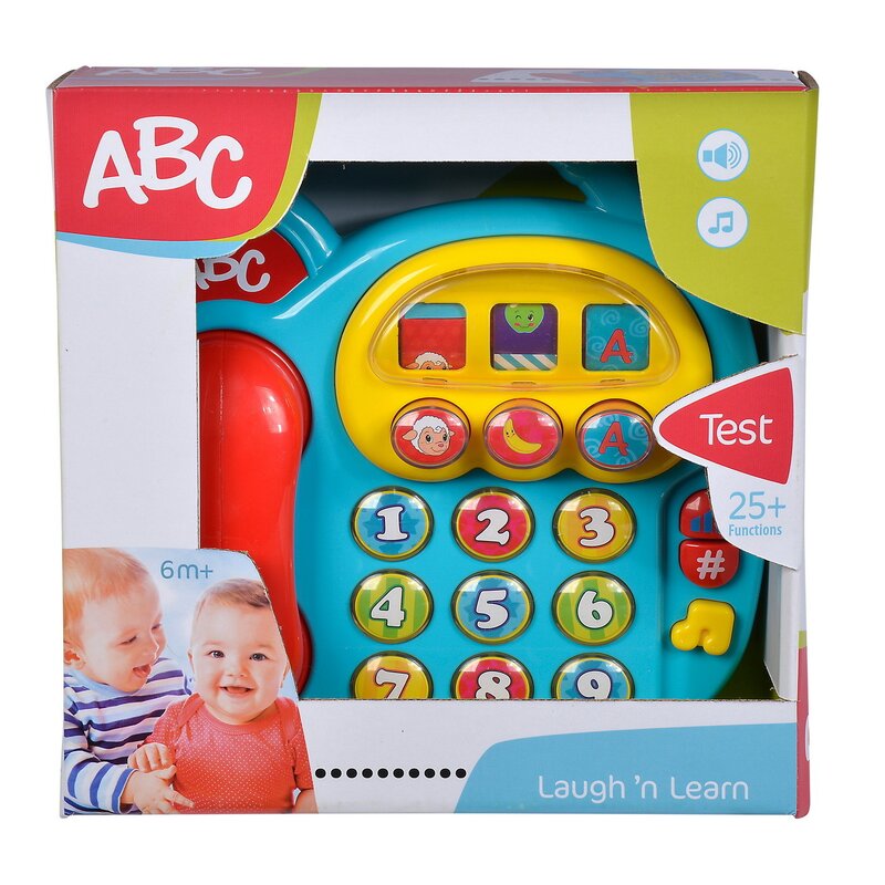 Simba - abc telefon bebe albastru