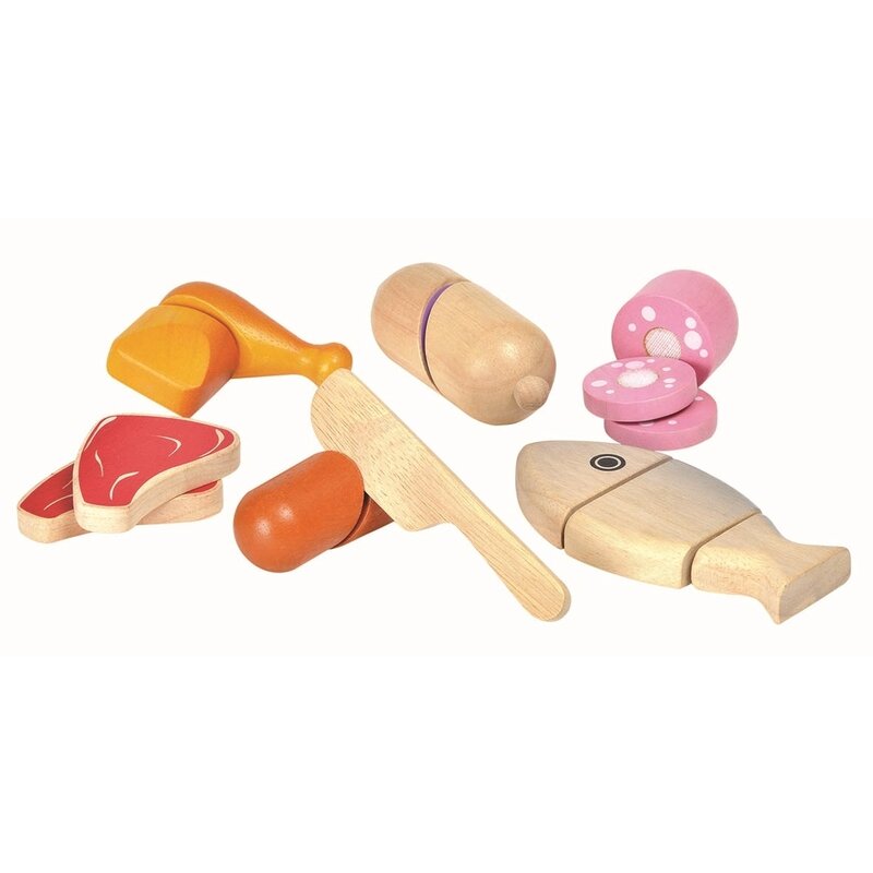 Plan toys - accesoriu pentru joc de rol - carne si preparate din carne