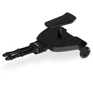 Black Friday - Reduceri Adaptor universal carucior pentru al doilea copil, Lionelo, Buggy Board, 2 in 1, 3 pozitii reglare sezut pe inaltime, Platforma antiderapanta, Roti cu lumini colorate, Sustine 25 kg, Negru Promotie