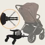 Adaptor universal carucior pentru al doilea copil, Lionelo, Buggy Board, 2 in 1, 3 pozitii reglare sezut pe inaltime, Platforma antiderapanta, Roti cu lumini colorate, Sustine 25 kg, Negru - 16