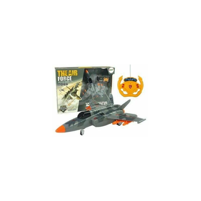 Leantoys - aeronava militara, mig-25 de jucarie, cu telecomanda pentru copii, , 9549