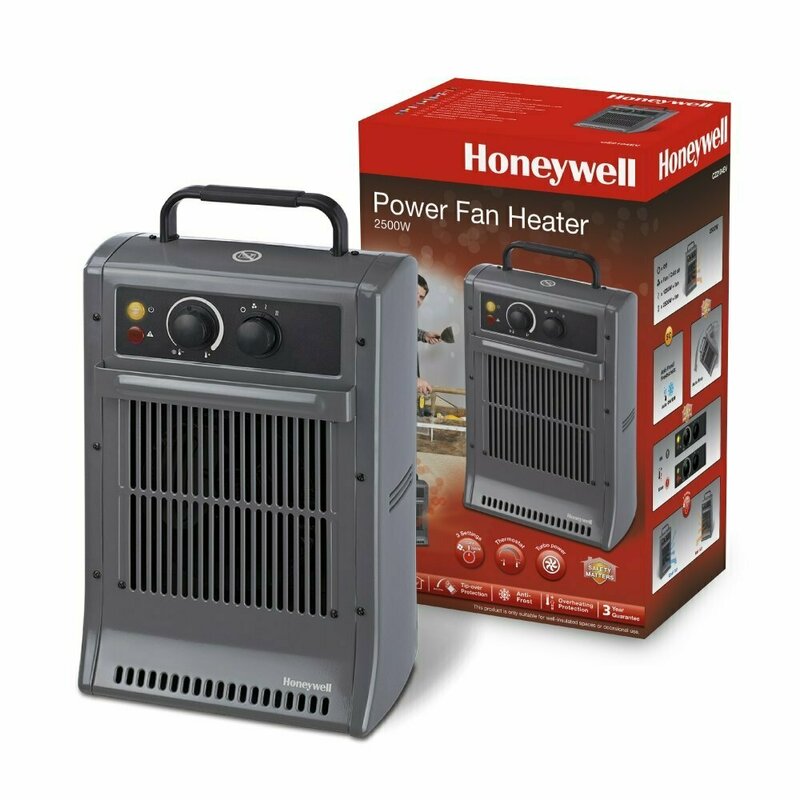 Honeywell - aeroterma termoventilator incalzire-racire cz2104ev, 2500 w, 3 niveluri de incalzire
