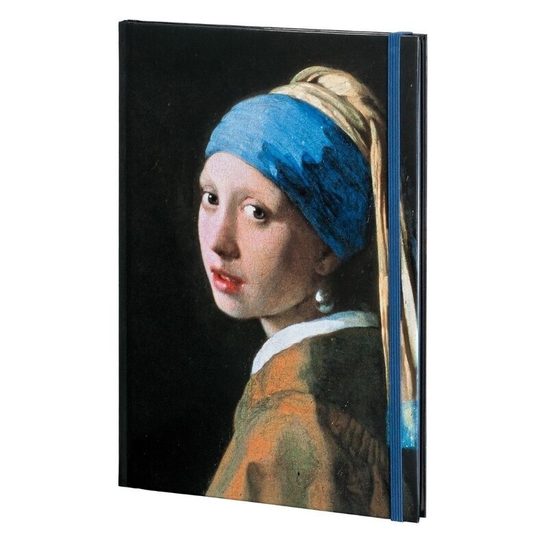 Agenda a5 fata cu cercel de perla johannes vermeer