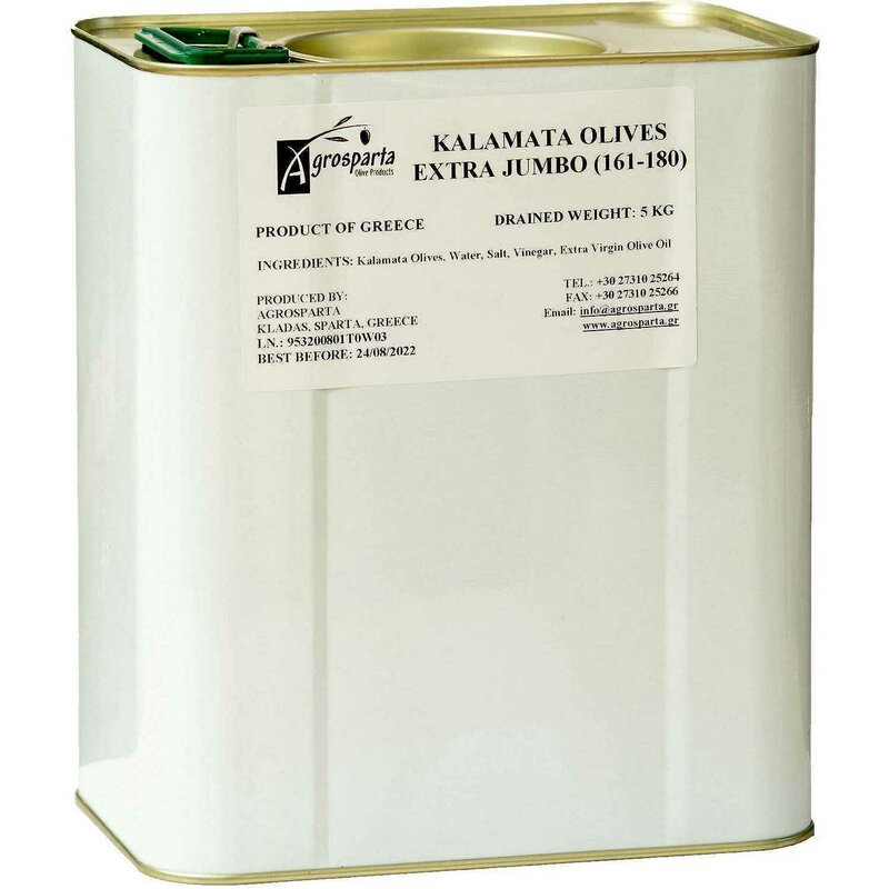 Agrosparta - masline kalamata extra jumbo (161-180), 5 kg