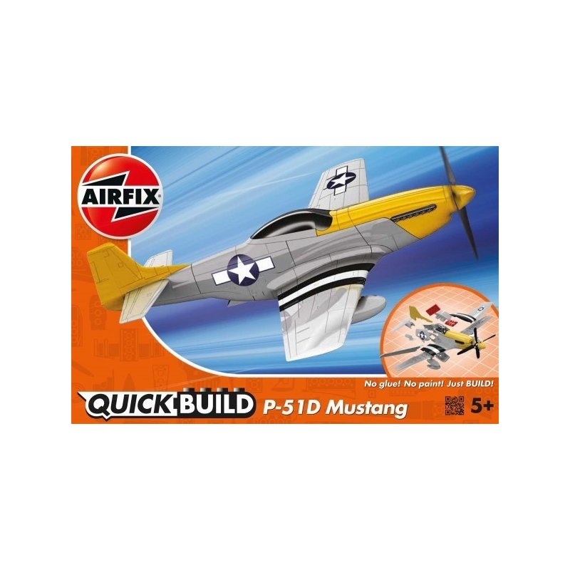 Airfix - macheta avion de construit mustang p-51d