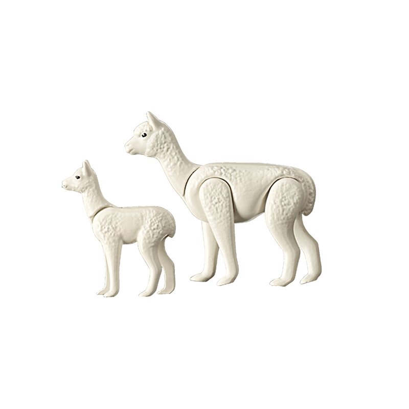 Playmobil - set figurine alpaca cu pui family fun