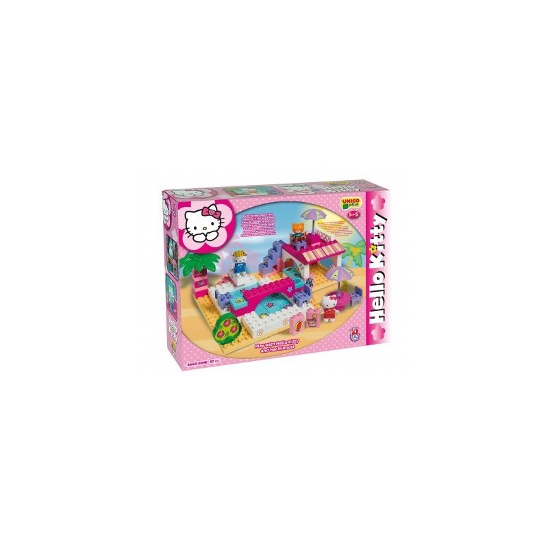 Set constructie unico plus hello kitty la piscina
