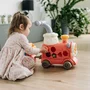 Antemergator 5 in 1 Magic Train, Free2Move, Cu diverse activitati de joaca, Panou Educational, Efecte sonore si luminoase, Pink - 5