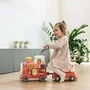 Antemergator 5 in 1 Magic Train, Free2Move, Cu diverse activitati de joaca, Panou Educational, Efecte sonore si luminoase, Pink - 8