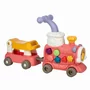 Antemergator 5 in 1 Magic Train, Free2Move, Cu diverse activitati de joaca, Panou Educational, Efecte sonore si luminoase, Pink - 1