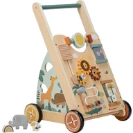 Antepremergator, Free2Play, My First Steps, Cu multiple activitati, Din lemn, , 31.8 x 26.5 x45.5 cm, Safari, Conform cu standardele europene EN71-1;2018, EN71-2:2020, EN71-3:2021