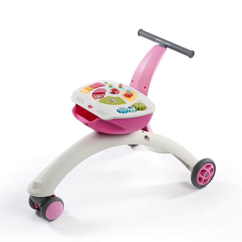 Tiny love - antepremergator si tricicleta 5 in 1 , 6 luni +, roz / alb