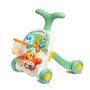 Antepremergator, Toyz, Cu functie de masuta, Educational cu sunete si lumini, Cu panou detasabil, Cu mini pian, Include un cos si mingiute, 12 luni+, Green - 1