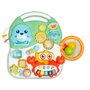 Antepremergator, Toyz, Cu functie de masuta, Educational cu sunete si lumini, Cu panou detasabil, Cu mini pian, Include un cos si mingiute, 12 luni+, Green - 4