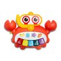 Antepremergator, Toyz, Cu functie de masuta, Educational cu sunete si lumini, Cu panou detasabil, Cu mini pian, Include un cos si mingiute, 12 luni+, Green - 8