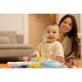 Antepremergator, Toyz, Cu functie de masuta, Educational cu sunete si lumini, Cu panou detasabil, Cu mini pian, Include un cos si mingiute, 12 luni+, Green - 16