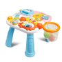 Antepremergator, Toyz, Cu functie de masuta, Educational cu sunete si lumini, Cu panou detasabil, Cu mini pian, Include un cos si mingiute, 12 luni+, Pink - 3