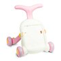 Antepremergator, Toyz, Cu functie de masuta, Educational cu sunete si lumini, Cu panou detasabil, Cu mini pian, Include un cos si mingiute, 12 luni+, Pink - 6