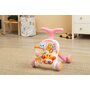 Antepremergator, Toyz, Cu functie de masuta, Educational cu sunete si lumini, Cu panou detasabil, Cu mini pian, Include un cos si mingiute, 12 luni+, Pink - 11