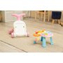 Antepremergator, Toyz, Cu functie de masuta, Educational cu sunete si lumini, Cu panou detasabil, Cu mini pian, Include un cos si mingiute, 12 luni+, Pink - 12