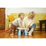 Antepremergator, Toyz, Cu functie de masuta, Educational cu sunete si lumini, Cu panou detasabil, Cu mini pian, Include un cos si mingiute, 12 luni+, Pink - 19