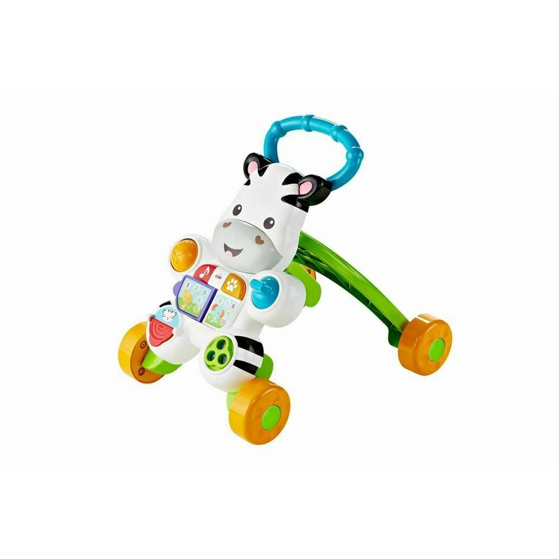 Fisher price - antepremergator zebra, multicolor