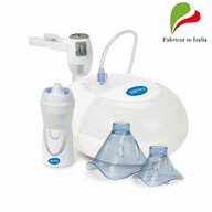 Sanity - Aparat aerosoli profesional Inhaler, nebulizator cu compresor si irigator Nosalek Jet, 2 in 1
