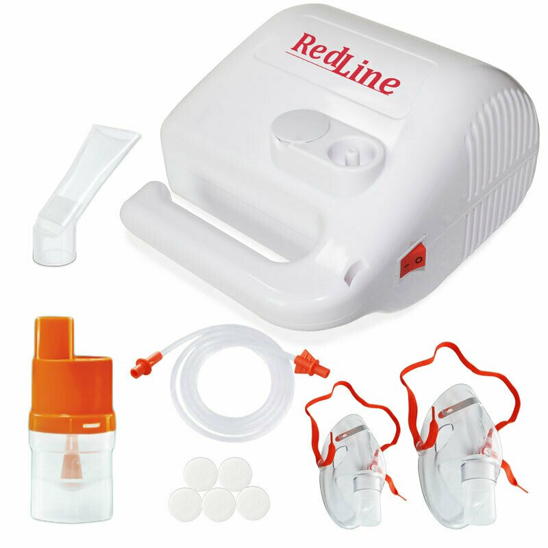 Redline - aparat de aerosoli cu compresor nb-315, mmad 2.44 µm, design compact si dimensiuni reduse
