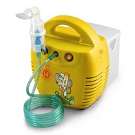 Little Doctor - Aparat de aerosoli  LD 211 C, cu compresor, galben, cutie pentru accesorii, 3 dispensere, 3 masti