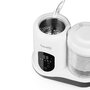 Aparat de gatit, Lionelo, BabyMenu, 5 in 1, Cu gatire la abur, dezghetare, amestecare, incalzire, sterilizare, Cu recipient din tritan, Alb - 13