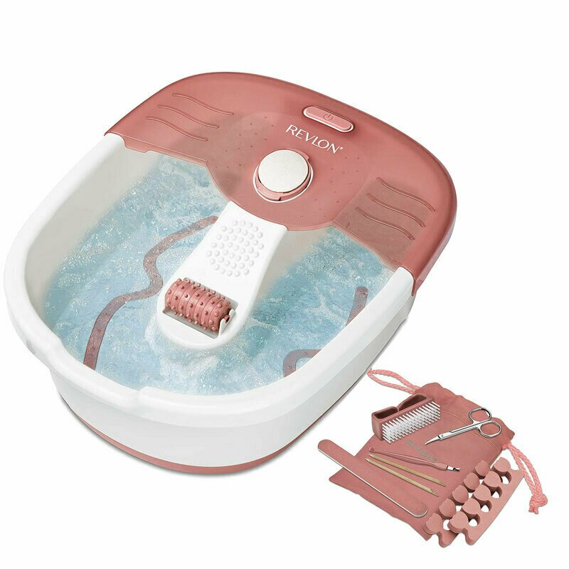 Revlon - aparat de hidromasaj pentru picioare foot spa plus set pentru pedichiura