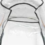 Aparatoare de ploaie, New Baby, Basic, Universala, Pentru carucior cu landou, Cu orificiu pentru un contact mai bun cu cel mic, Fara substante nocive, 100x80x40 cm, Transparent/Black - 2