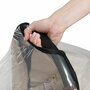 Aparatoare de ploaie, New Baby, Pentru scoica, Cu orificiu pentru un contact mai bun cu cel mic, Fara substante nocive, Transparent/Black - 2