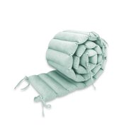 Aparatoare pentru patut, MimiNu, Tip panou, Pentru patut, Lungime 180 cm, Din catifea, Cold Mint