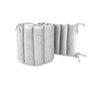 Aparatoare pentru patut, MimiNu, Tip panou, Pentru patut, Lungime 180 cm, Din catifea, Grey - 5