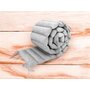 Aparatoare pentru patut, MimiNu, Tip panou, Pentru patut, Lungime 180 cm, Din catifea, Grey - 2