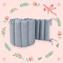 Aparatoare pentru patut, MimiNu, Tip panou, Pentru patut, Lungime 180 cm, Din catifea, Jeans - 3