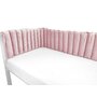 Aparatoare pentru patut, MimiNu, Tip panou, Pentru patut, Lungime 180 cm, Din catifea, Raspberry - 4