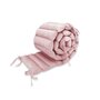 Aparatoare pentru patut, MimiNu, Tip panou, Pentru patut, Lungime 180 cm, Din catifea, Raspberry - 1
