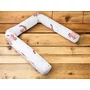 Aparatoare pentru patut, MimiNu, Tip rulou, Cu husa detasabila, Lungime 180 cm, Din bumbac certificat Oeko Tex Standard 100, Design, Betty - 3