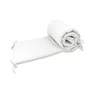 Aparatoare pentru patut, Qmini, Din muselina dubla, 180x30 cm,  Din material certificat Oeko Tex Standard 100, Cu panglici, Cream - 2
