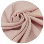 Aparatoare pentru patut, Qmini, Din muselina dubla, 180x30 cm, Cu panglici, Material certificat Oeko Tex Standard 100, Powder Pink - 5