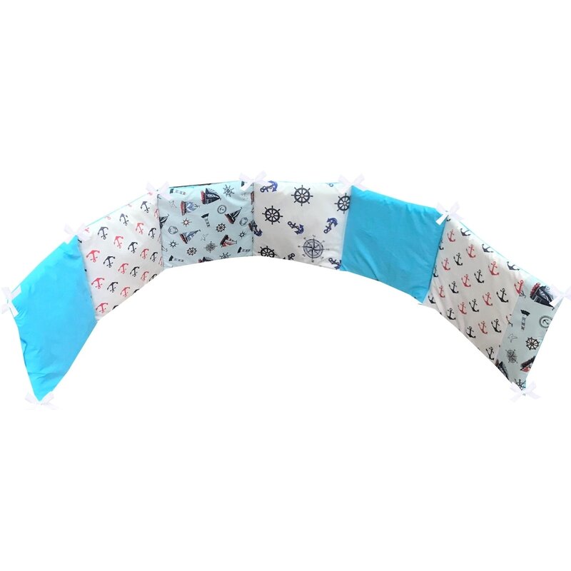 Deseda - aparatoare protectii laterale pat pufoase 120x60 cm h28cm mix ancore